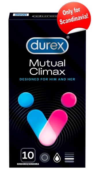 Durex 10 gerippt-genoppte Mutual Climax Kondome 56 mm  - vergleichen und g&uuml;nstig kaufen
